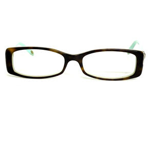 TIFFANY & CO TF2016 8134 Brown Tortoise/Blue Eyeglasses Frame 51-15-135 H18509